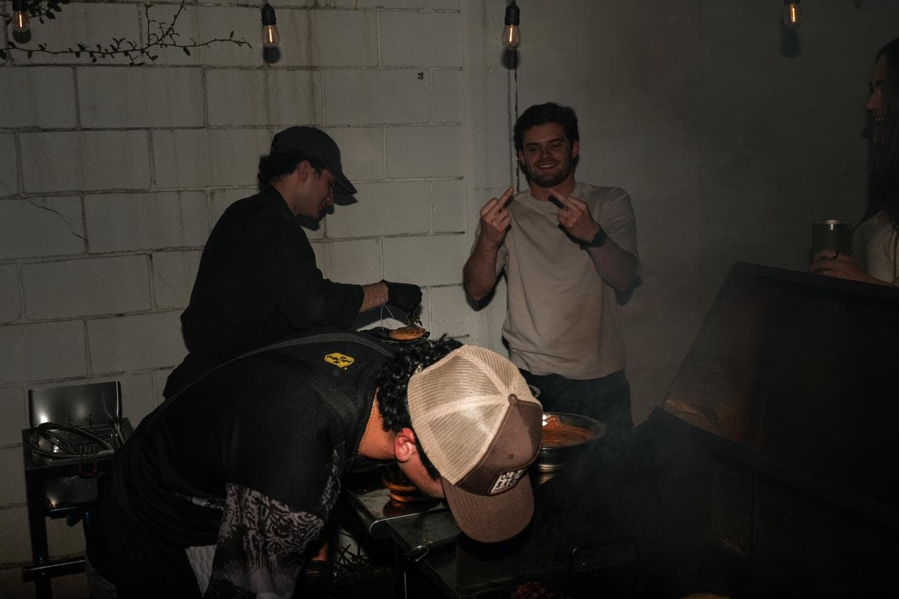 Grosero Burgers event